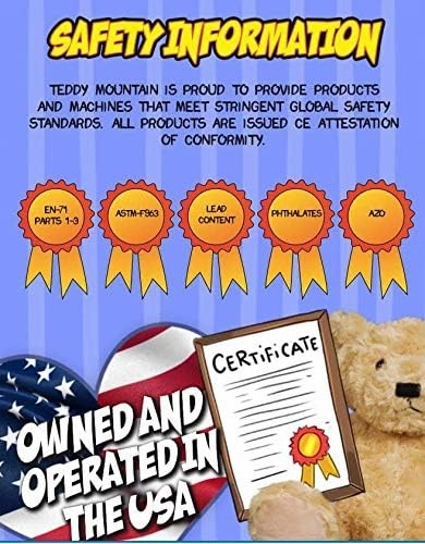 Teddy Mountain All Star Football Uniform Outfit Fits Most 8" OR 16" Stuffed Animals Four Piece (16 Inch)