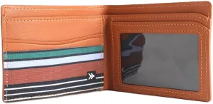 Thread Wallets Cash Bifold Wallet - Compact Wallet for Cash with Clear ID Window & Storage for 4-10 Cards with Vegan Leather (Wesley)