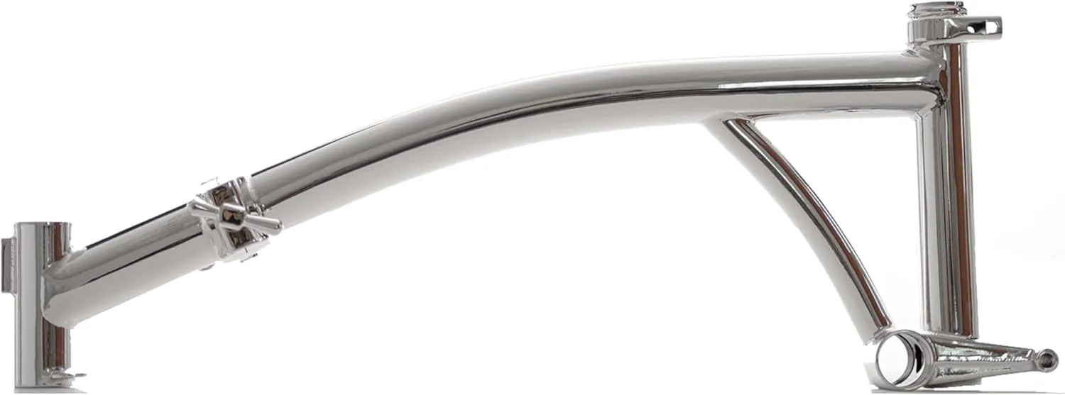 TIBROMTACK Main Frame for Brompton Titanium Folding Bike 16 Inches Handmade Gr9 Ti Parts Explore Lightweight Transformation