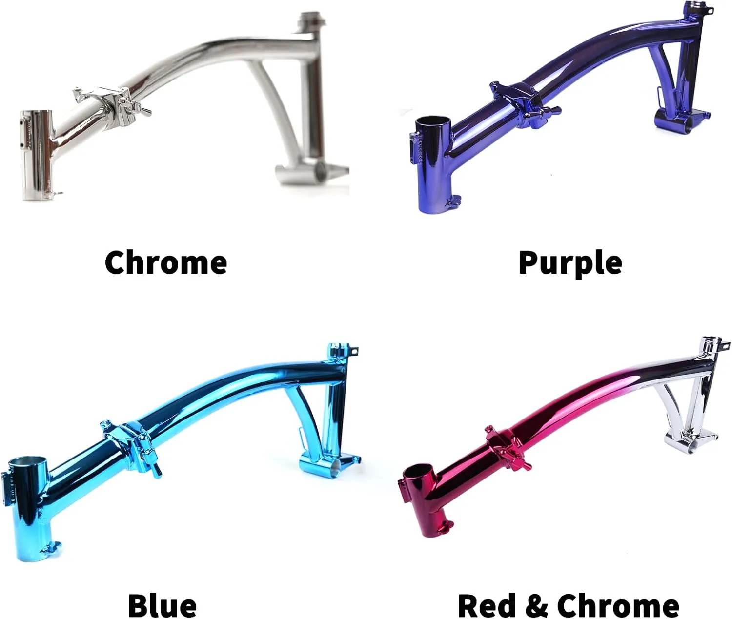 TIBROMTACK Main Frame for Brompton Titanium Folding Bike 16 Inches Handmade Gr9 Ti Parts Explore Lightweight Transformation
