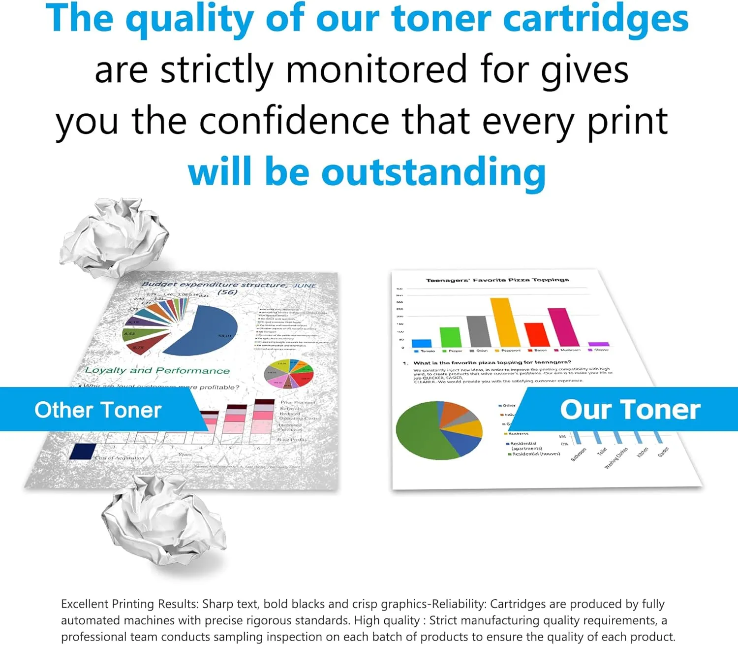 TN229XL Toner Cartridges 4 Pack Replacement for Brother TN-229XL TN229 for MFC-L3720CDW MFC-L3780CDW HL-L3220CDW HL-L3280CDW HL-L3300CDW Printer (TN229XLBK/C/M/Y, TN-229)