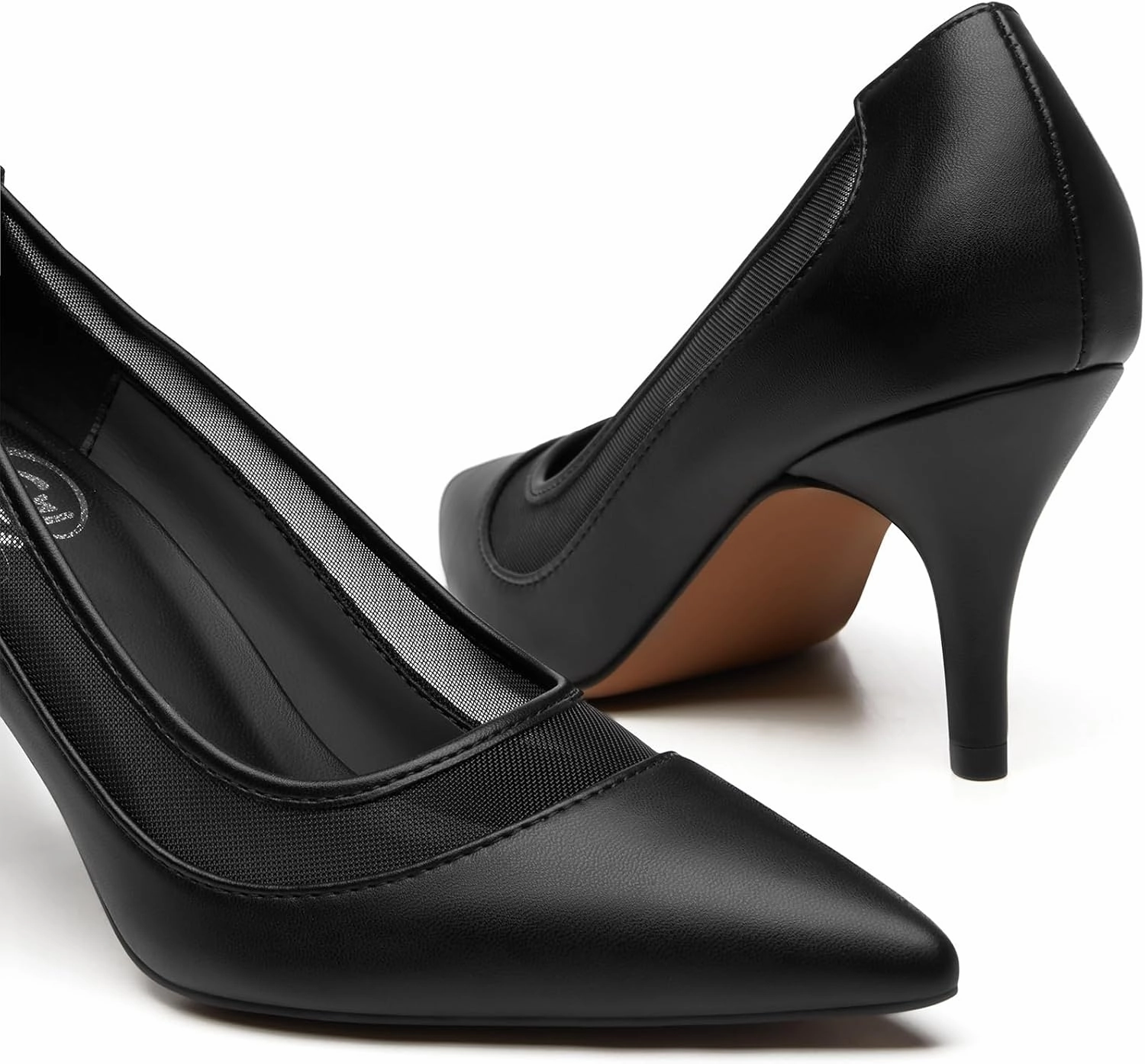 Trary Women’s Slingback Pumps, Black Heels Gold Heels Nude Pink Red Heels, Pointed Toe High Heels for Women Sexy Stiletto Heels Buckle Ankle Strap Closed Toe Pumps Office Party Prom Dress Shoes