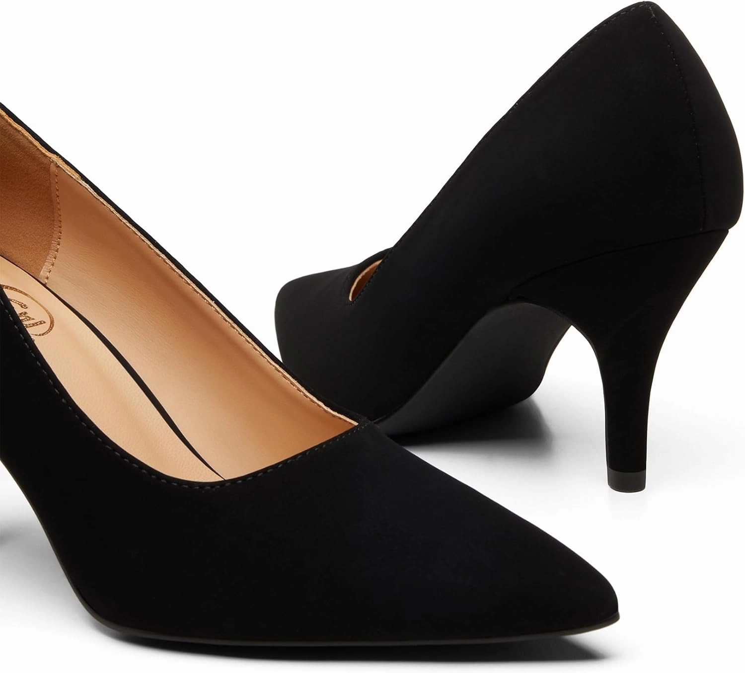 Trary Women’s Slingback Pumps, Black Heels Gold Heels Nude Pink Red Heels, Pointed Toe High Heels for Women Sexy Stiletto Heels Buckle Ankle Strap Closed Toe Pumps Office Party Prom Dress Shoes