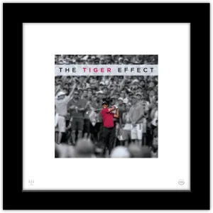 Trends International Gallery Pops Tiger Woods - Earn Your Stripes Wall Art Wall Poster, 12" x 12", Black Frame Version