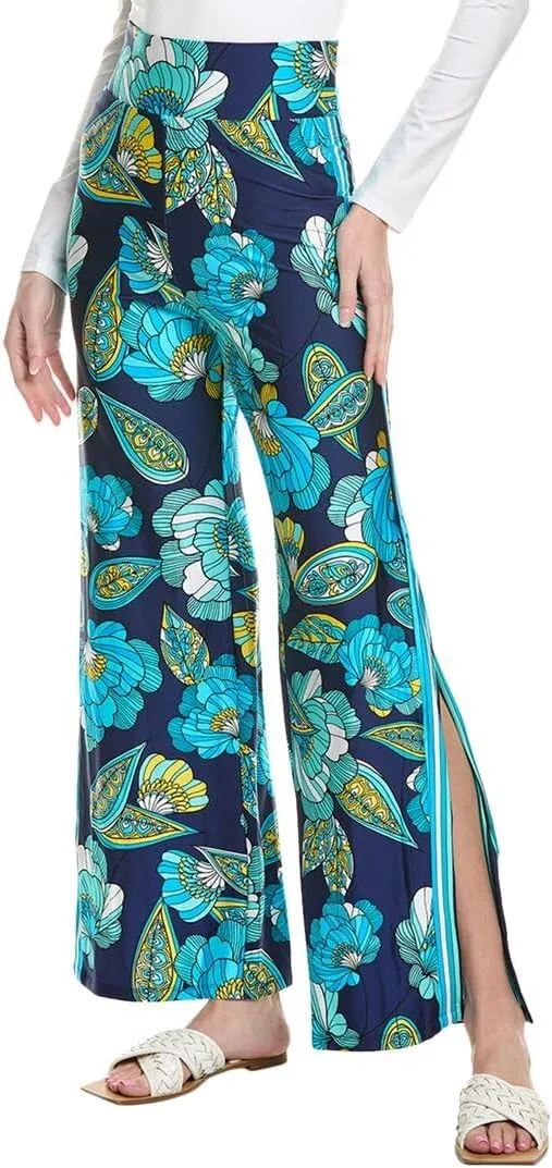 Trina Turk womens Swim Pants, Casual, Wide Leg, Beach Cover Ups for Women