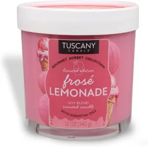 Tuscany Candle Frosé Lemonade: Tart Citrus Scented Summer Candle, 12 oz — Gourmet Sorbet Collection