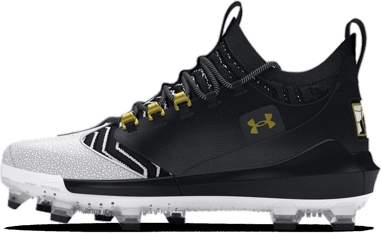 Under Armour Harper 9 Pro TPU - Men's (Black/White/Metallic Gold)