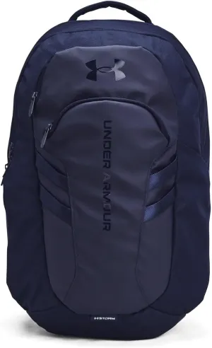 Under Armour Hustle 6.0 Pro Backpack, Midnight Navy/Midnight Navy/Metallic Gold, One Size Fits Most