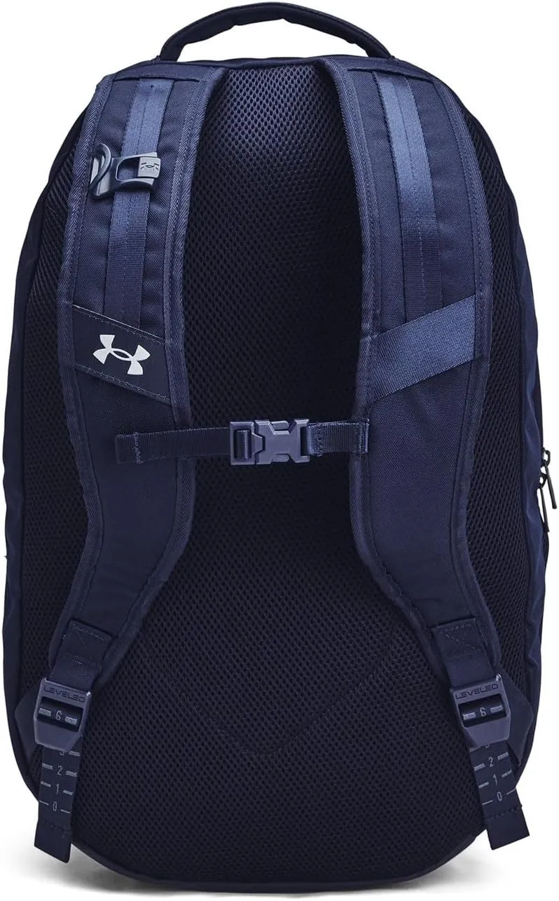Under Armour Hustle 6.0 Pro Backpack, Midnight Navy/Midnight Navy/Metallic Gold, One Size Fits Most