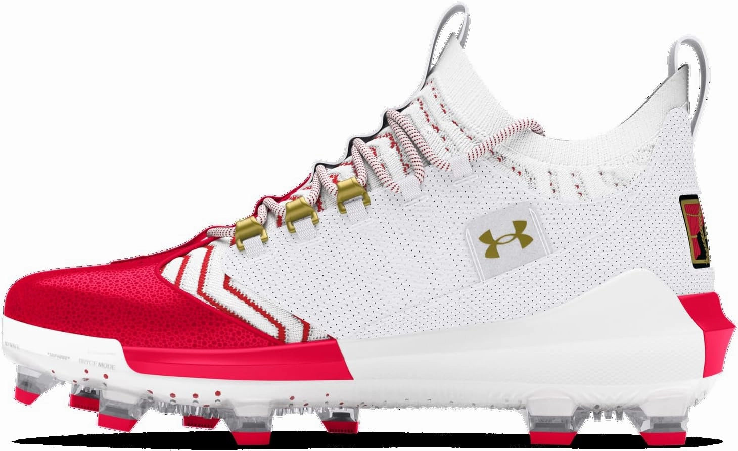 Under Armour Harper 9 Pro TPU - Men's (White/Red/Metallic Gold)