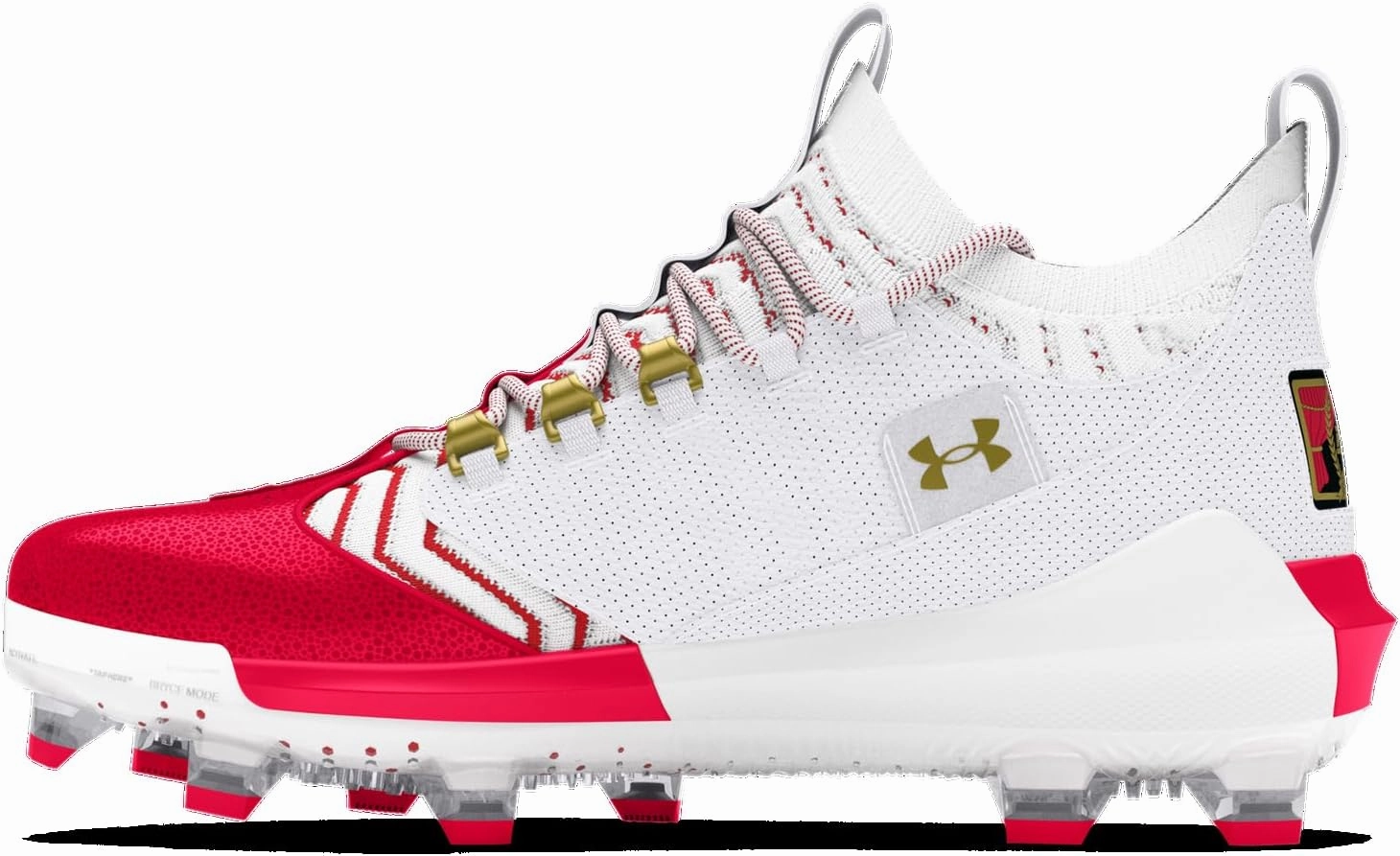 Under Armour Harper 9 Pro TPU - Men's (White/Red/Metallic Gold)