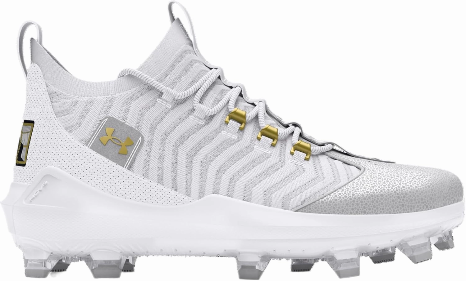 Under Armour Harper 9 Pro TPU - Men's (White/White/Metallic Gold)