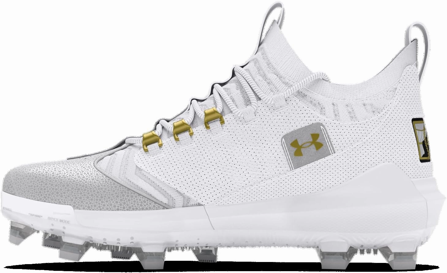 Under Armour Harper 9 Pro TPU - Men's (White/White/Metallic Gold)