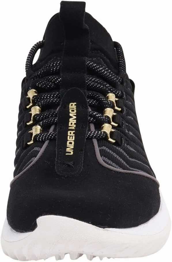 Under Armour Harper 9 Turf - Men's (Black/White/Metallic Gold)