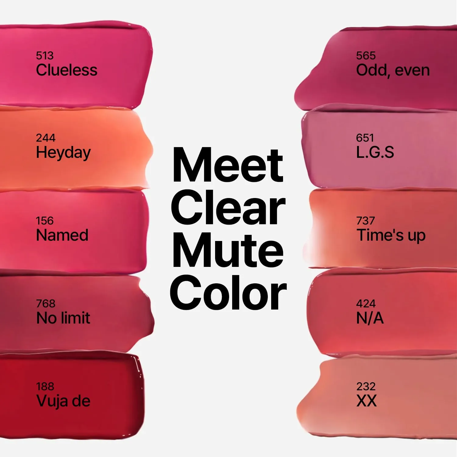 Unseen Mirror Lip Tint, High-Gloss, Non-Sticky, Long-Lasting Stain, Blendablem, Clear Shades 3.5g (Odd, Even, 1 OZ)