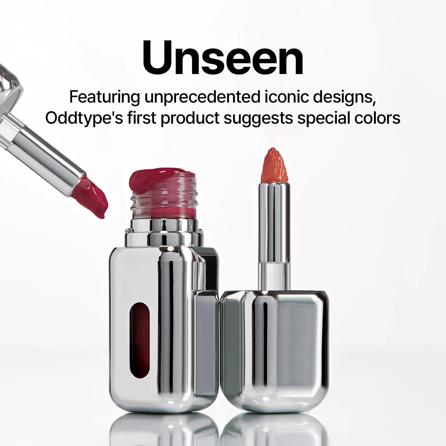 Unseen Mirror Lip Tint, High-Gloss, Non-Sticky, Long-Lasting Stain, Blendablem, Clear Shades 3.5g (Odd, Even, 1 OZ)
