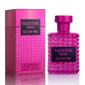 URBAN COLLECTION Valentine Nero Dazzling Pink for Women – Vegan, Cruelty-Free & Paraben-Free Eau De Parfum – Amber Floral Scent – Madagascar Vanilla Base – Elegant 100ml Bottle