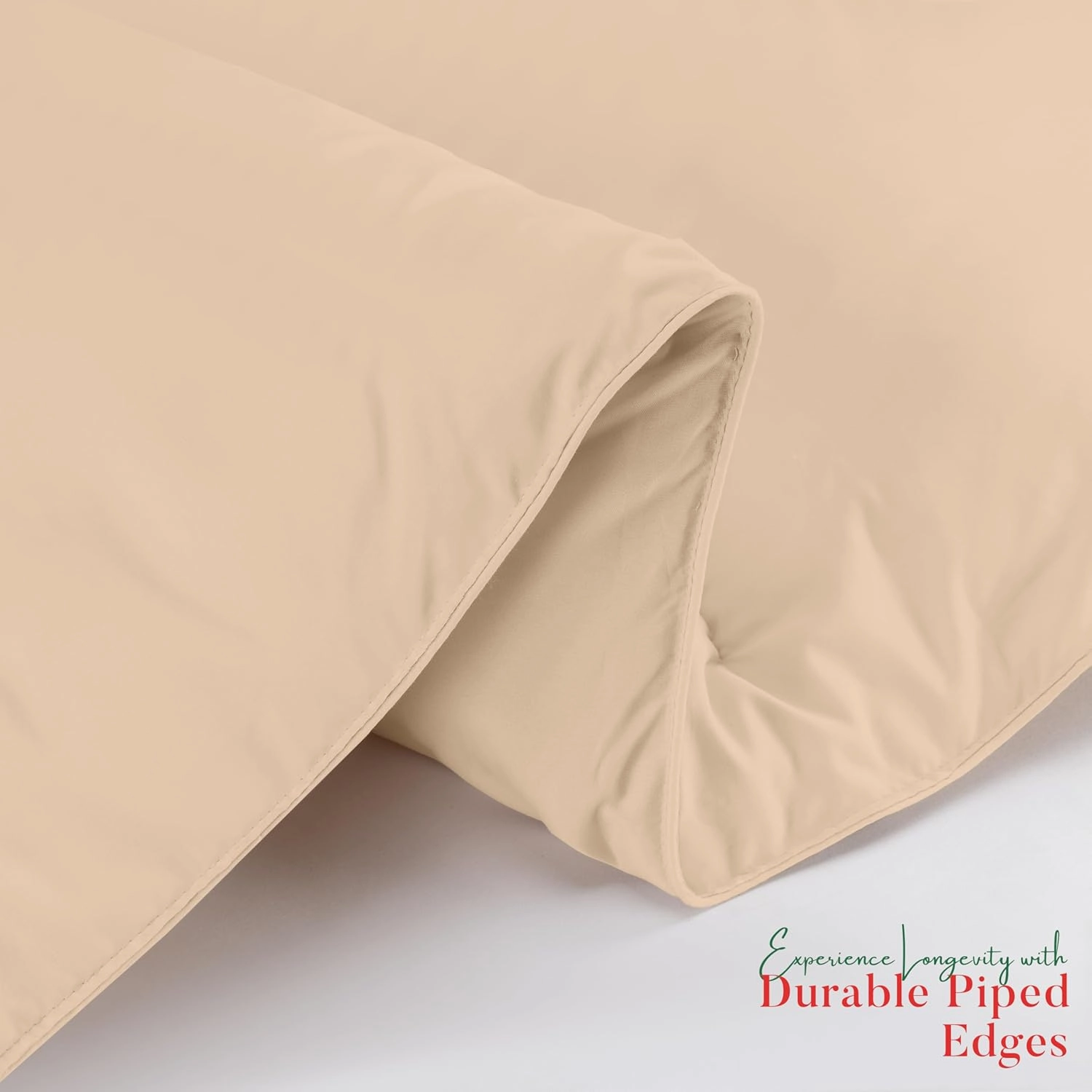 Utopia Bedding Comforter Duvet Insert, Quilted Comforter with Corner Tabs, Box Stitched Down Alternative Comforters Queen Size (Beige)