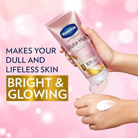 Vaseline Gluta - Hya Dewy Radiance Serum Burst Lotion 70ml expiry 7.2026