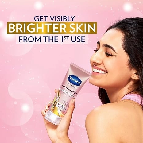 Vaseline Gluta - Hya Dewy Radiance Serum Burst Lotion 70ml expiry 7.2026