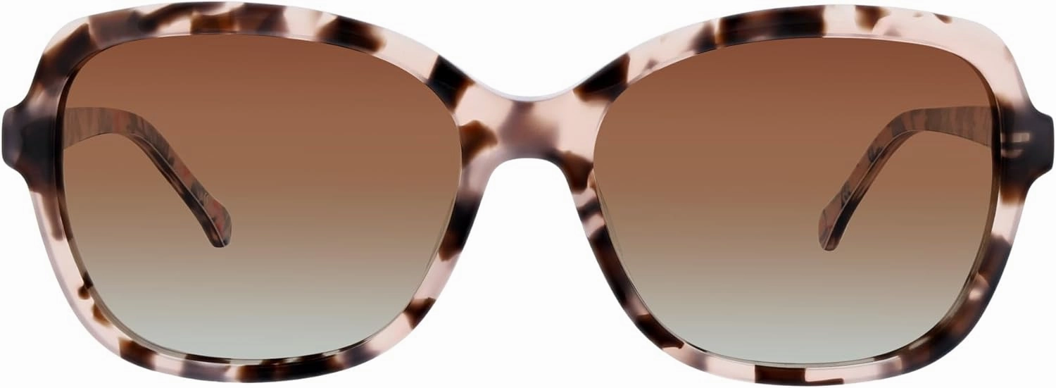 Vera Bradley Women's Polarized Mara Rectangle Sunglass