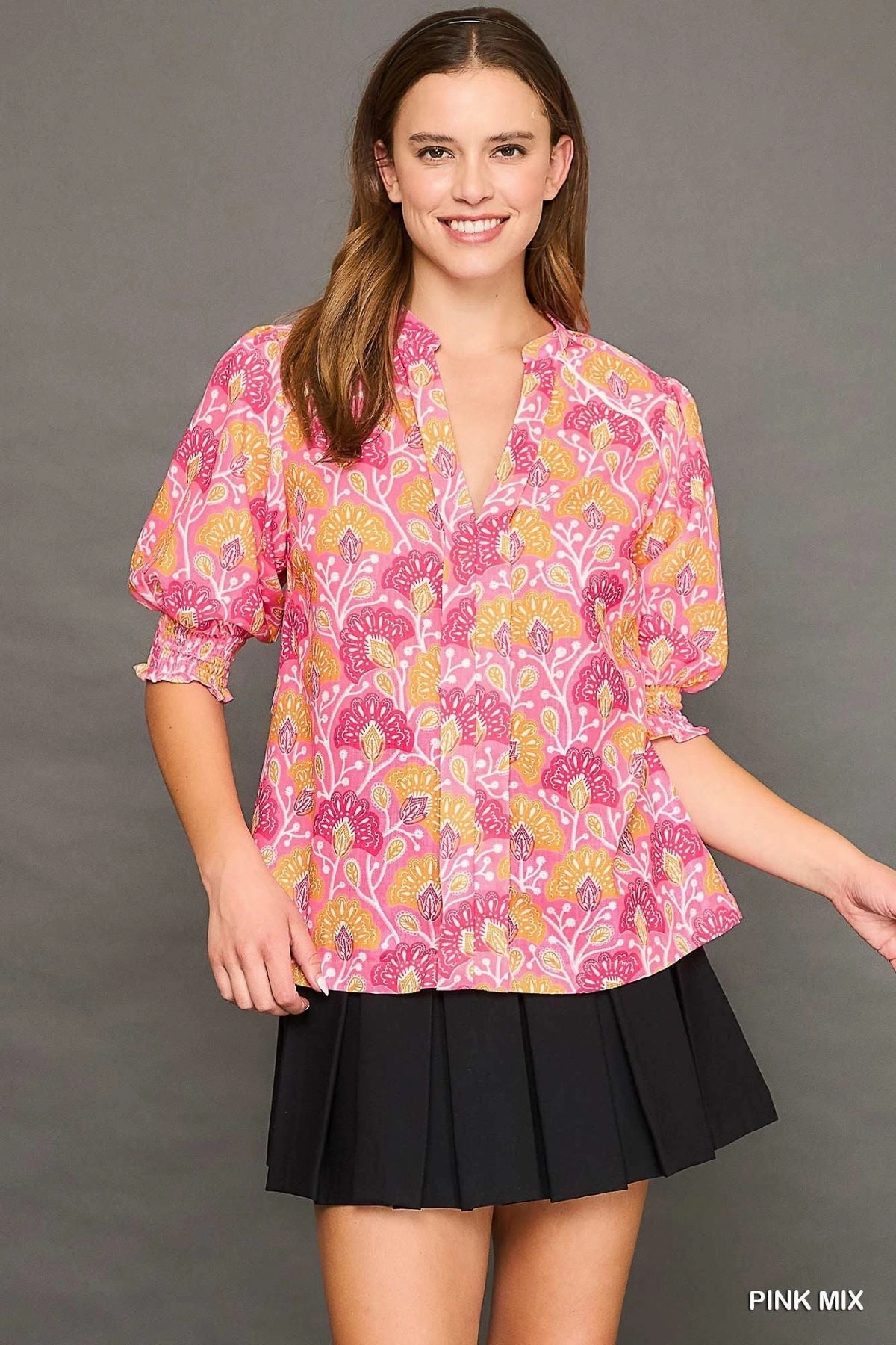 Vibrant Floral Blouse