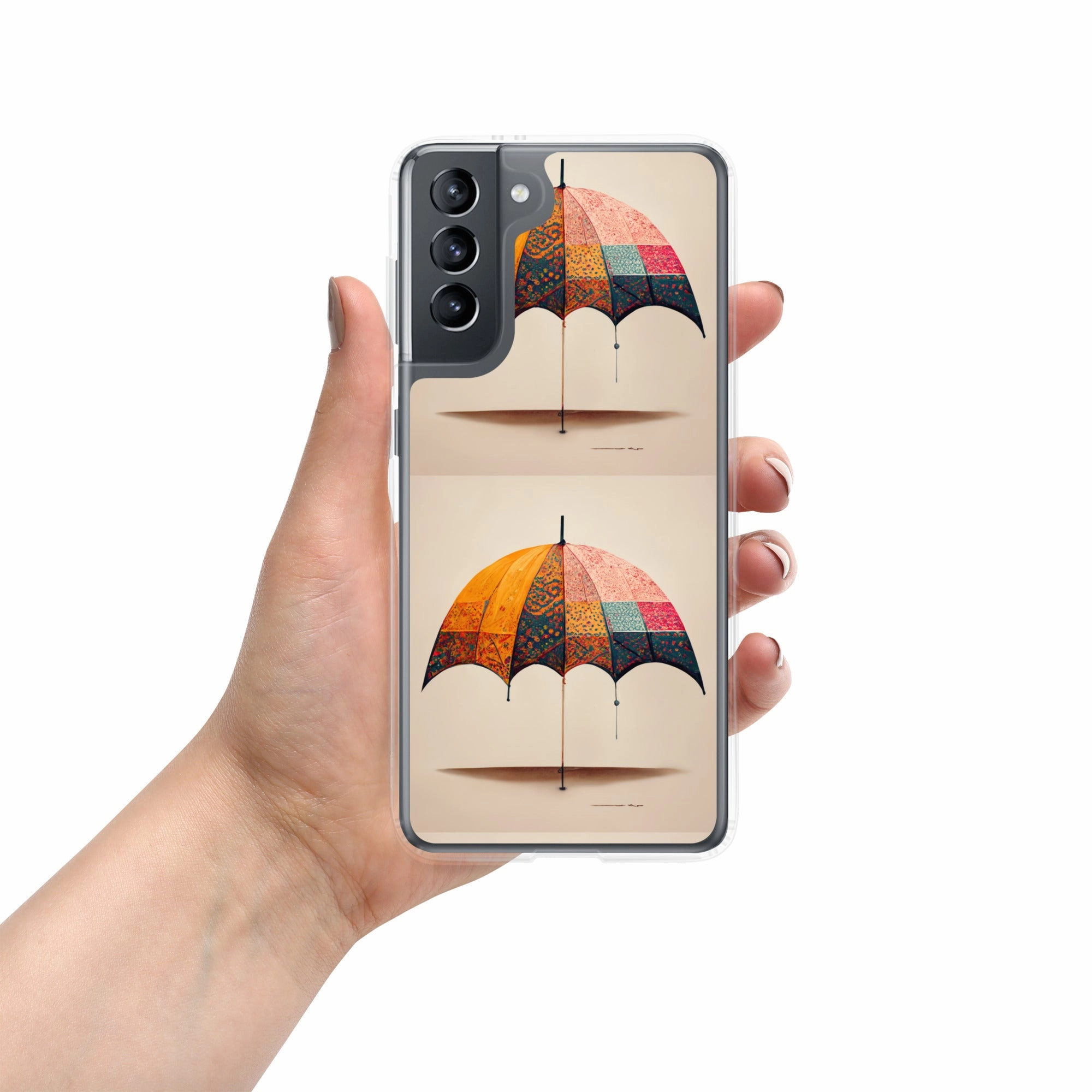 Vibrant Parasols Clear Case for Samsung®