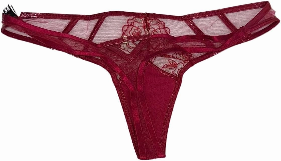 Victoria's Secret Midnight Affair Thong Panty Color Red New