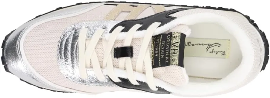 Vintage Havana Womens Cosmic Metallic Slip On Sneakers Shoes Casual - Gold, Gold, Off White, Silver