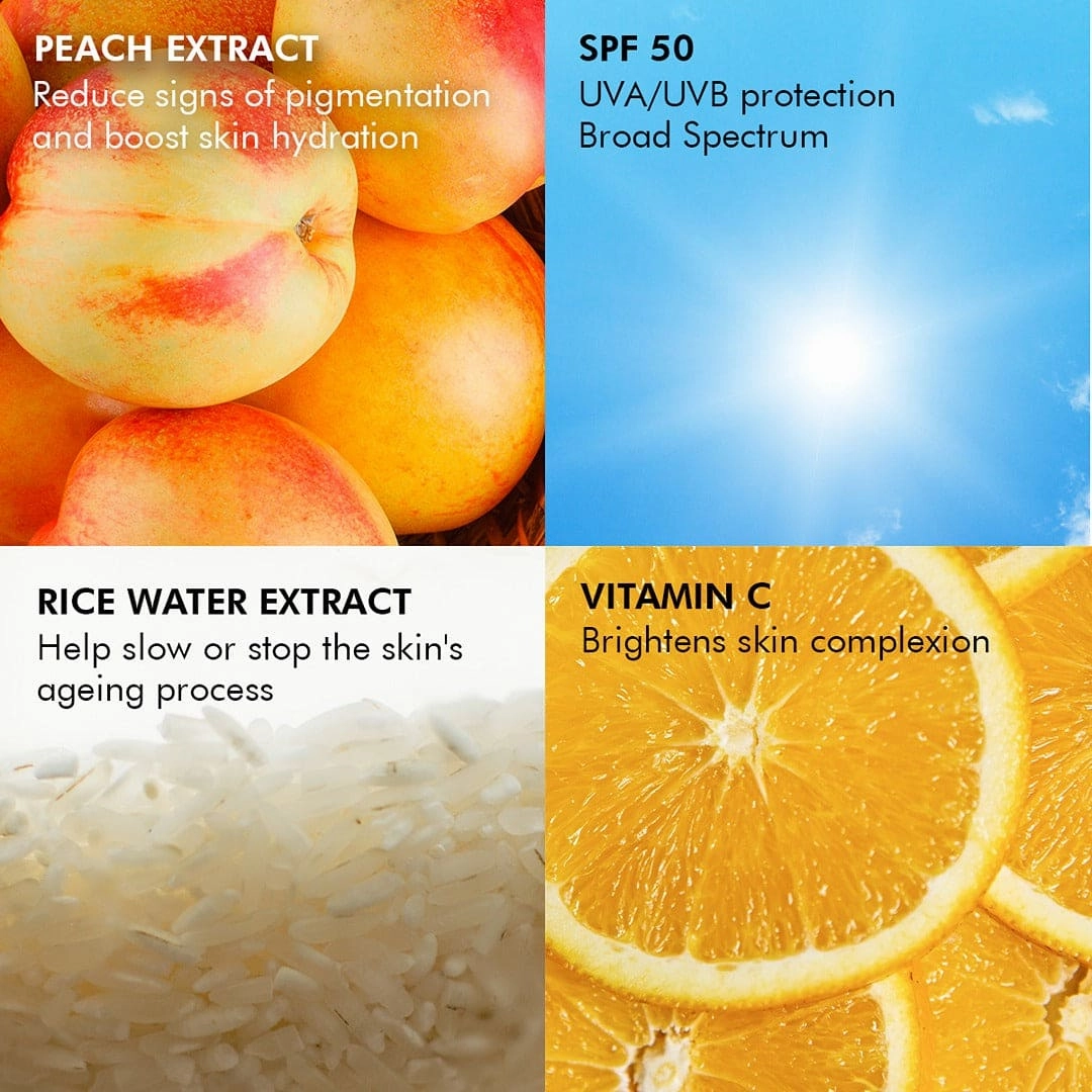 Vitamin C Sunscreen | SPF 50 PA     | Zero Whitecast | 50 gm
