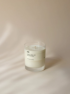 VOS: Oakmoss / Amber / Sage Clear Candle 300g