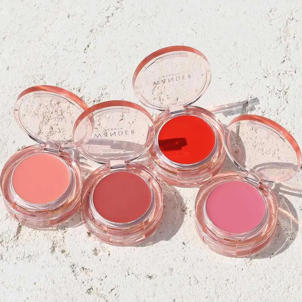 Wander Beauty Double Date Lip & Cheek - Be Mine/Swipe - 4-in-1 Cream Blush & Lip Tint - Blush, Lip Moisturizer, Lip Balm, & Eye Gloss - Multitasking Eye, Cheek, and Lip Makeup With Green Tea - 0.07 oz