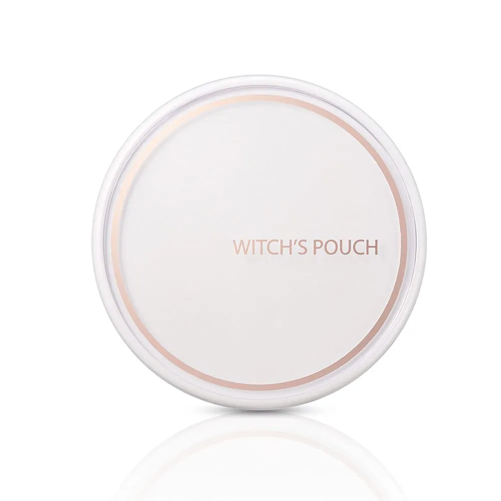Witch's Pouch Essence Serum Facial Deep Hydration Radiant Barrier BB Cushion Foundation SPF38 PA   Cover Long Lasting Toneup Moisture Korean Makeup (21 Light Beige)