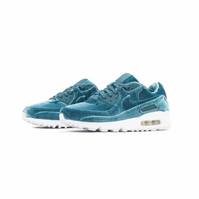 WMNS Nike Air Max 90 Premium Ash Green Silver White Sneaker Shoe Trainer