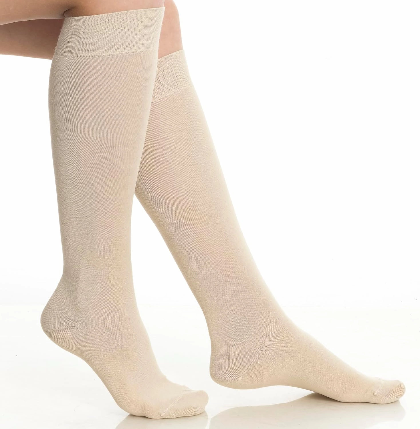 Women’s Bamboo Knee High Socks- Super Soft, Odor Free-4 Pairs