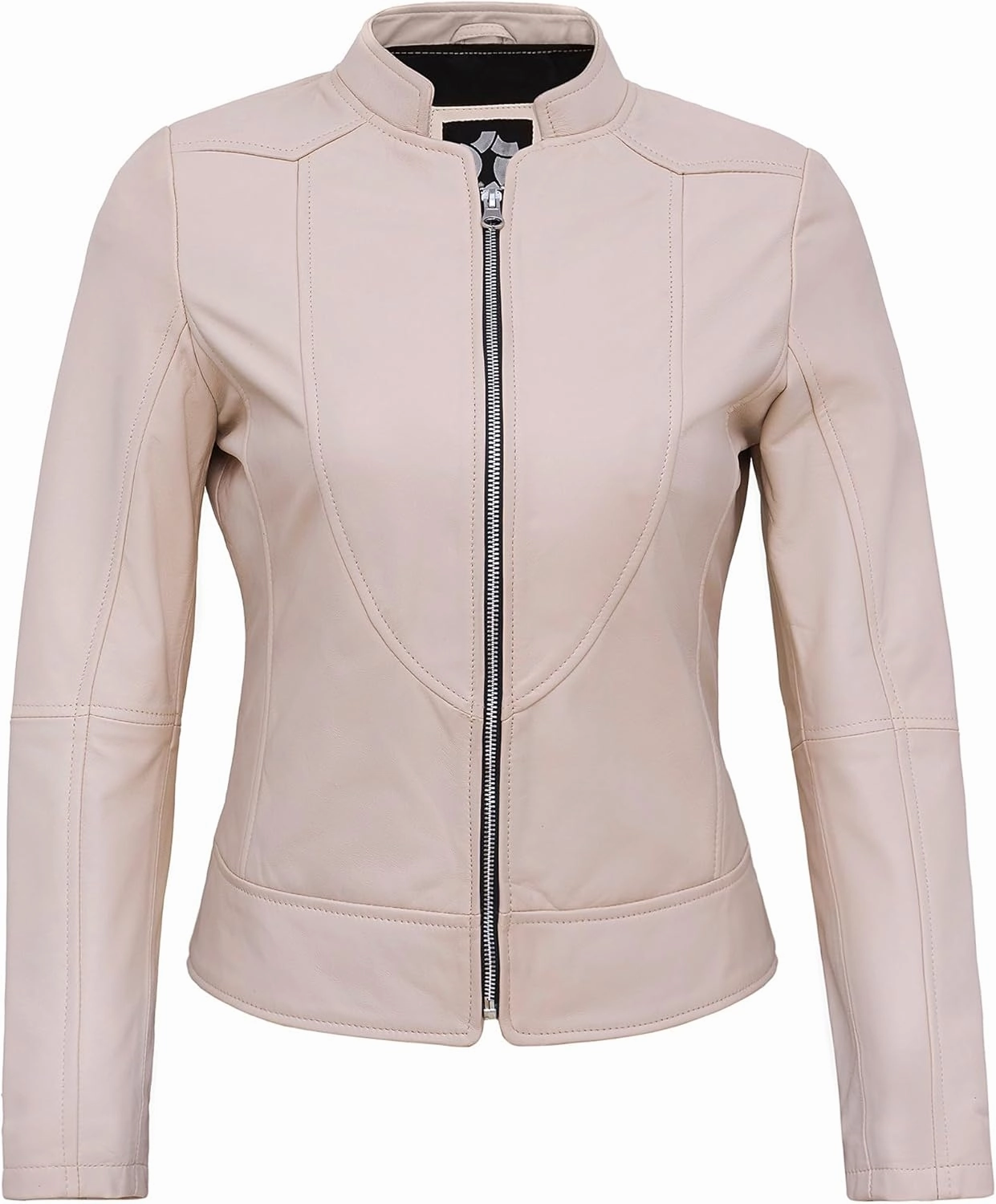 Womens Leather Jackets - Real Lambskin Stylish Motorcycle Leather Coat Women