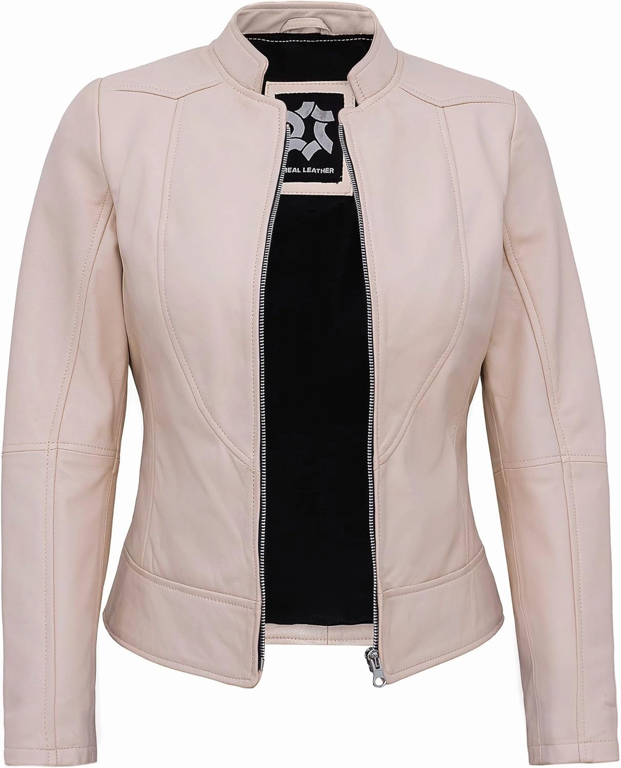 Womens Leather Jackets - Real Lambskin Stylish Motorcycle Leather Coat Women