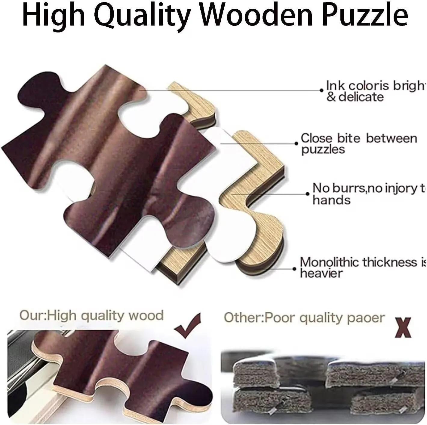 Wooden puzlle View of The archeological site of Machu Pichu Game Pieces for Whole Family to use time Home Wall Art or Perfectly Gifts 1000 PCS