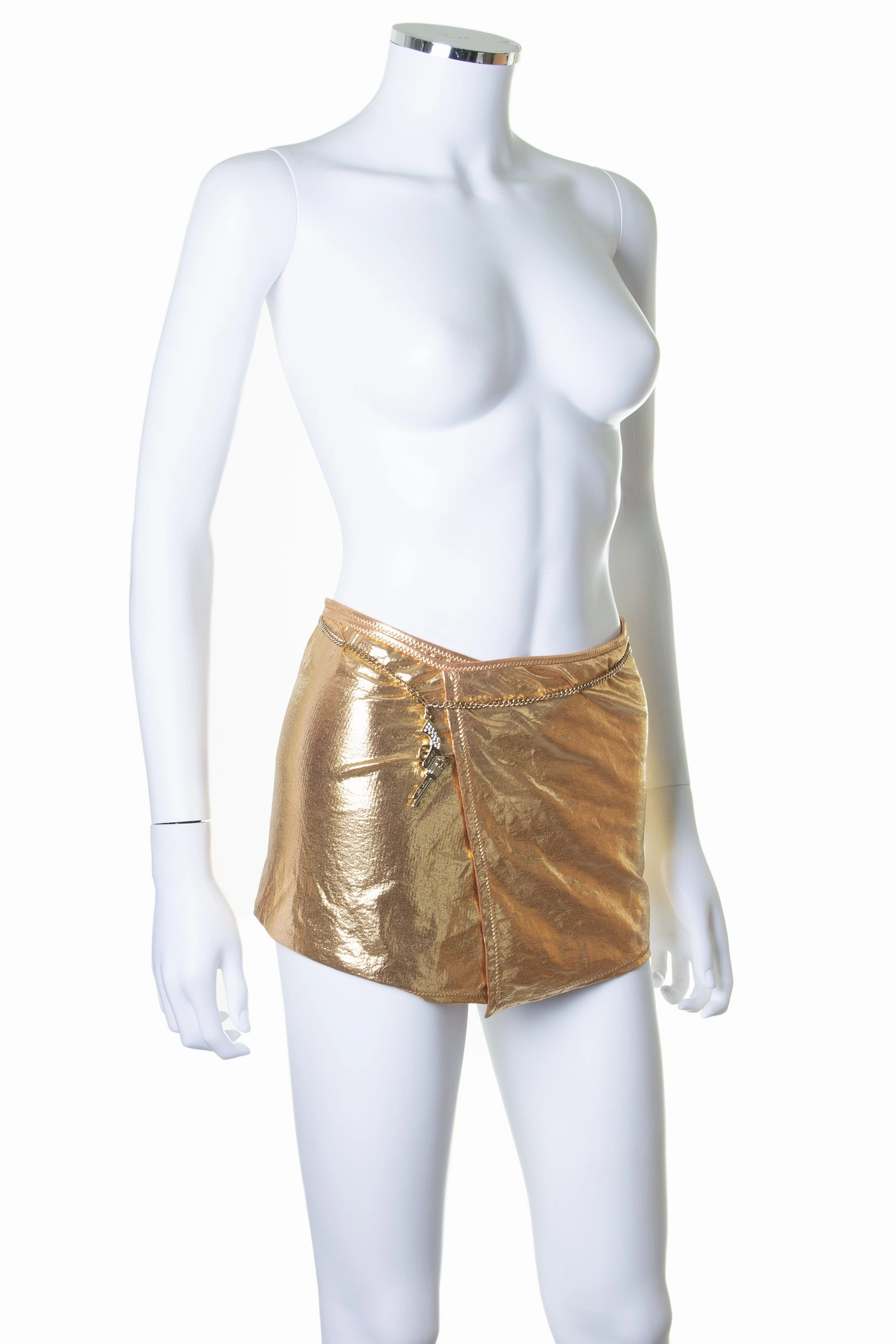 Wrap Skirt with Gun Chain