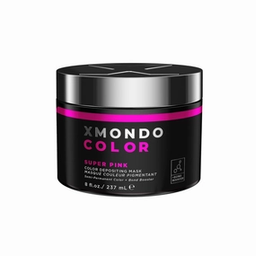 XMONDO Hair Color Super Pink Hair Healing Semi Permanent Color | Vegan Formula with Hyaluronic Acid to Retain Moisture, Vegetable Proteins to Revitalize, and Bond Boosting Technology, 8 Fl Oz 1-Pack