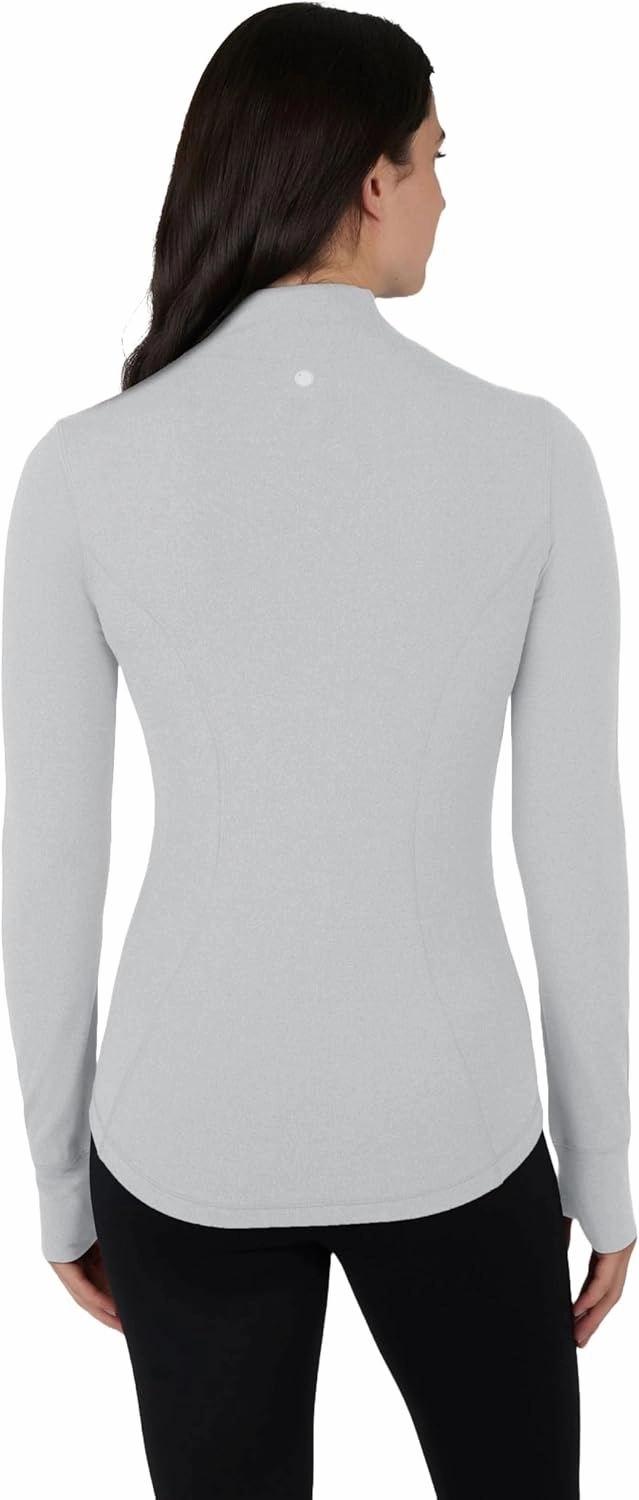 Yogalicious Womens Ultra Soft Lightweight Full Zip Yoga Jacket with Pockets