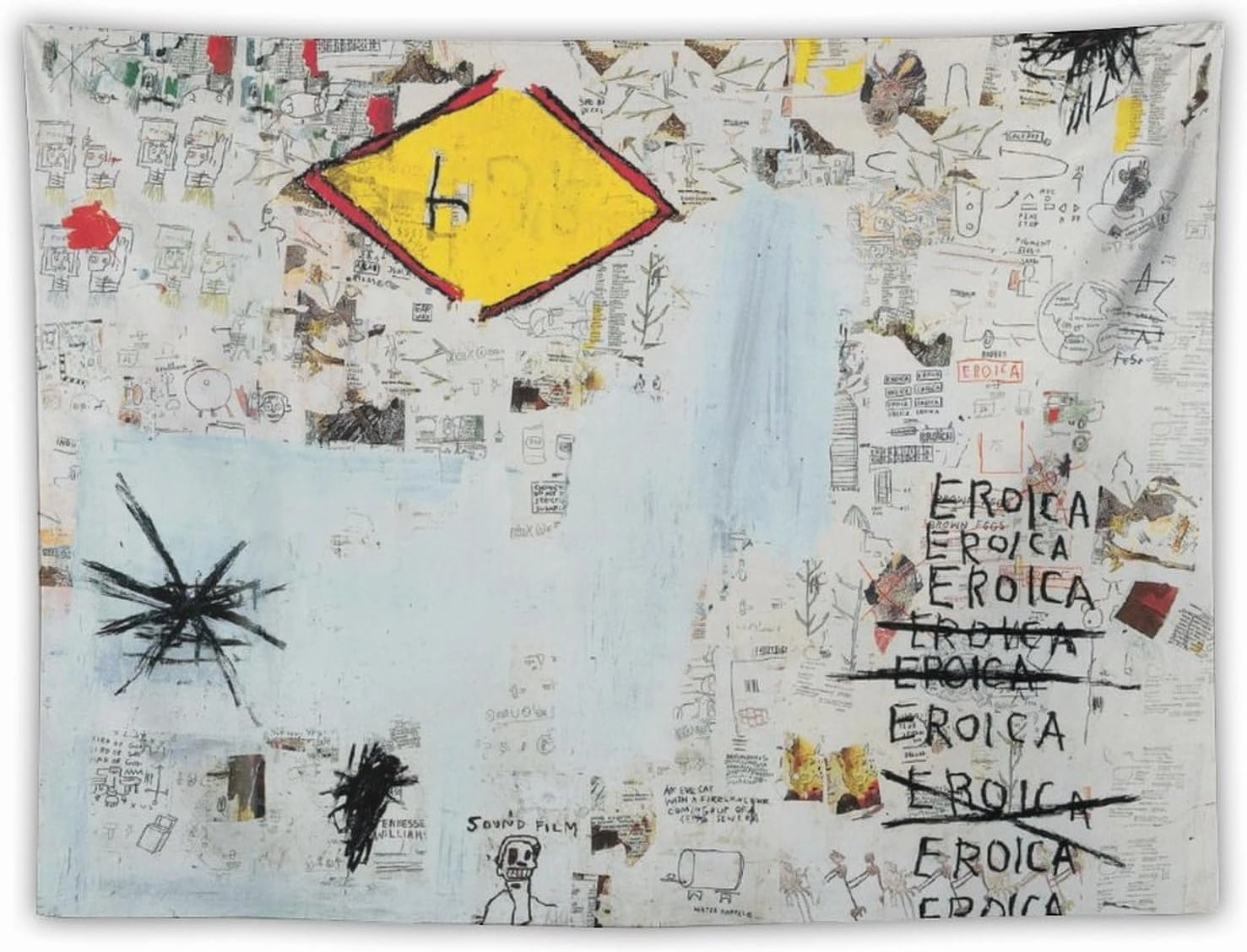 ZHXZYY Jean Michel Basquiat Eroica Ideal Birthday Or Holiday Gift30 x40