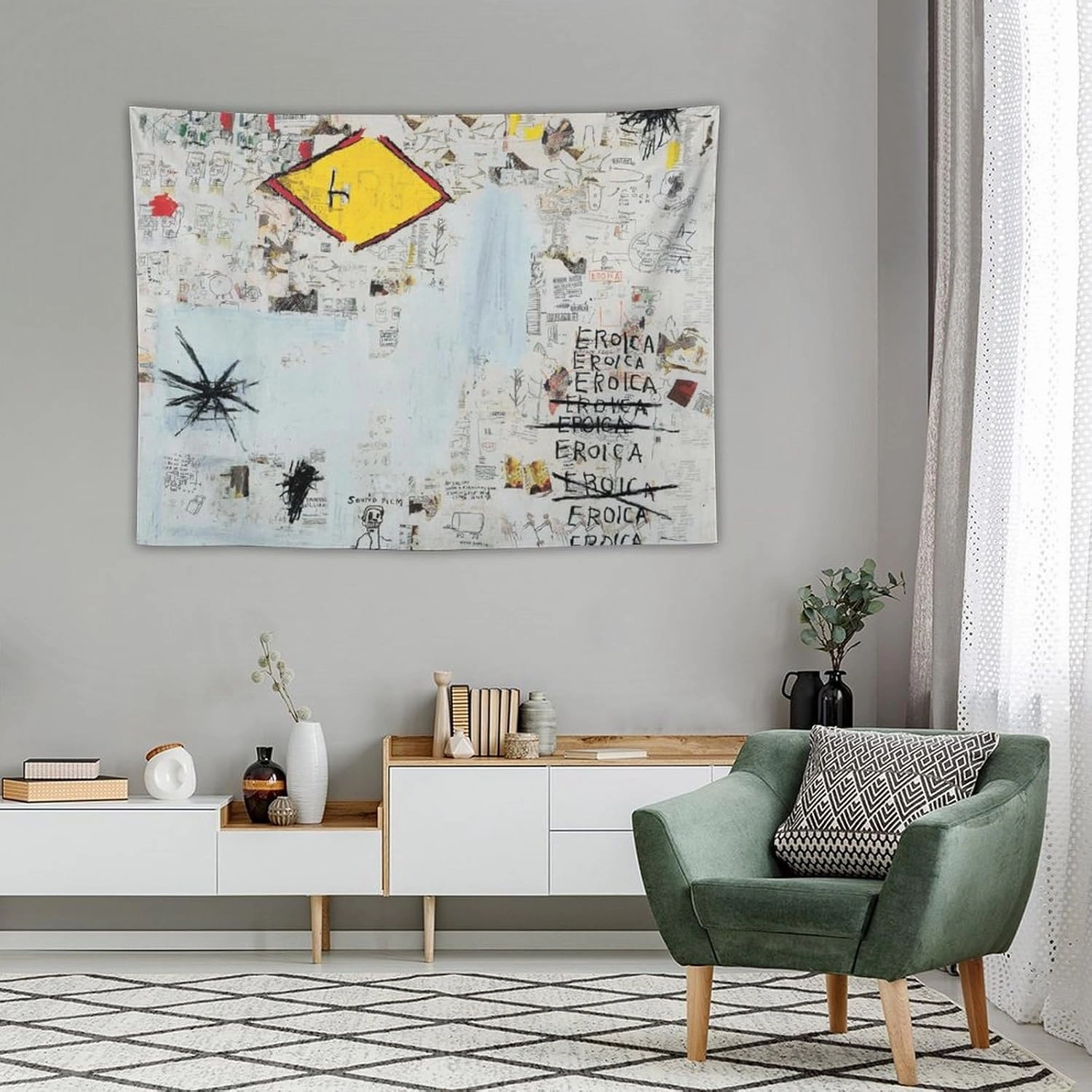 ZHXZYY Jean Michel Basquiat Eroica Ideal Birthday Or Holiday Gift30 x40