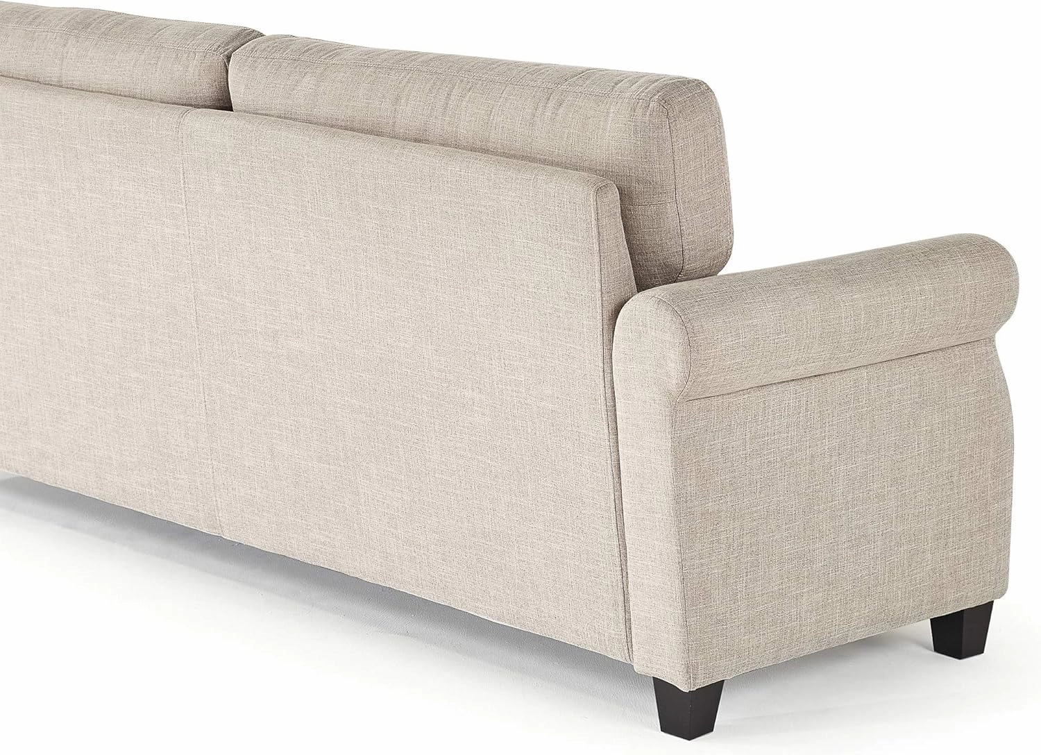 ZINUS Josh Loveseat Sofa, Easy, Tool-Free Assembly, Beige